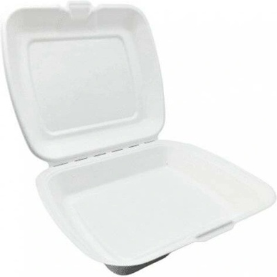 Menu box z třtiny 1-sekce 230x205x70mm (50ks) Love Nature