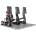 Simagic Crimson Edition Hydraulic Tri-pedal Set P2000-S100R