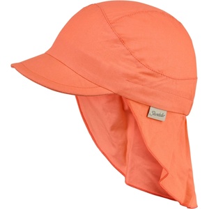 Sterntaler Детска шапка с козирка Sterntaler Kid's Peaked Cap with Neck Protection Uni Cap - Leuchtorange - размер 47 cm (904-1902-0911)