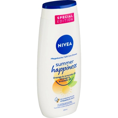 Nivea Summer Happiness Orange Pečující sprchový gel 250 ml