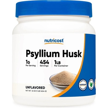 Nutricost Псилиум хуск (Смлян) 454 g прах | Nutricost (08183 (029101) NC)
