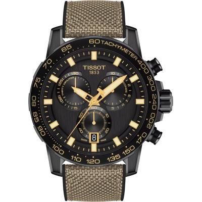 Tissot Мъжки часовник Tissot Supersport Chrono 45.5mm 125.617. 37.051. 01, Бежов (TIS125.617.37.051.01)