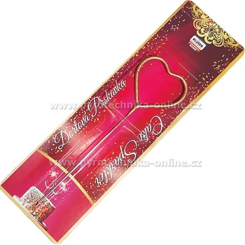 Prskavka ve tvaru srdce