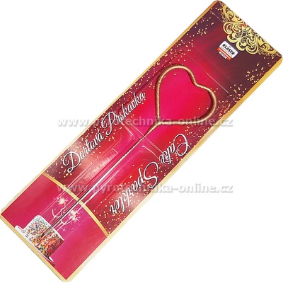 Prskavka ve tvaru srdce