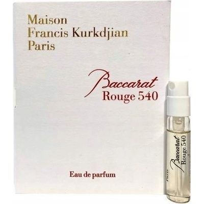 Maison Francis Kurkdjian Paris Baccarat Rouge 540 parfumovaná voda unisex 2 ml vzorka