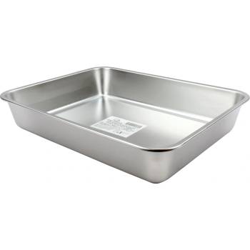 Elekom Тава инокс - ek-2923 ss, Висококачествена неръждаема стомана, Размери 29х23, 8х5 см (ek-2923 ss)