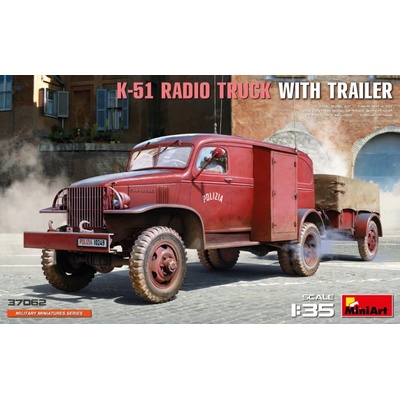 MiniArt K-51 Radio Truck w/ Trailer 1:35