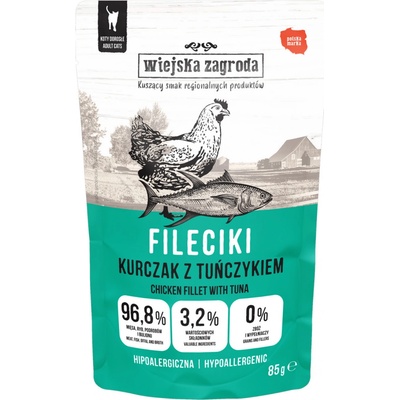 Wiejska Zagroda Kuřecí Filety s Tuňákem 85 g