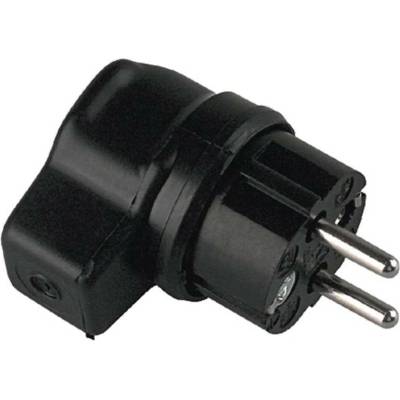 Bachmann 919.178 zástrčka SchuKo plnogumové 250 V čierna IP44