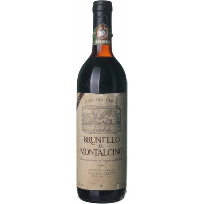 Casa del Cervo Brunello di Montalcino suché červené 1977 0,75 l (holá láhev)