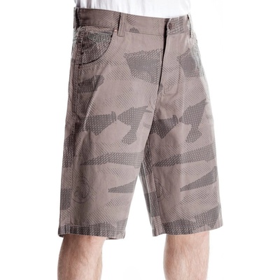 Meatfly Bobber 16 shorts C-Light Grey Camo šedá