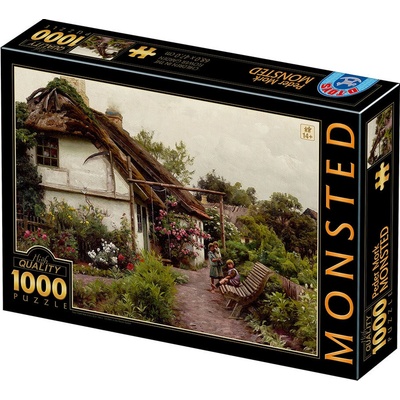 D-TOYS Děti v květinové zahradě 1000 dílků