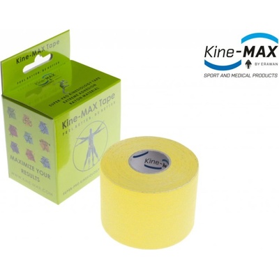 Kine-Max Super-Pro Rayon Kinesio tejp žltá 5 cm x 5 m