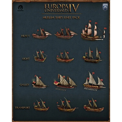 Paradox Interactive Europa Universalis IV Muslim Ships Unit Pack DLC (PC)