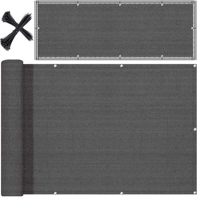 JohnGreen Балконен параван 7x1m, 150 g/m2 - Сив (SDH437-GREY)