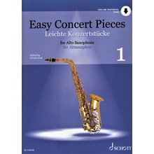 Easy Concert Pieces 1 + Audio Online altový saxofon a klavír snadné přednesové skladby