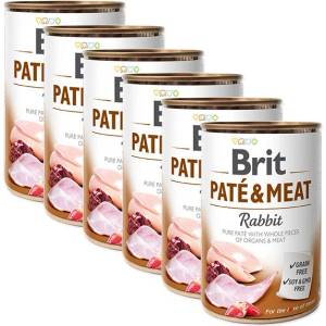Brit Консерва Brit Paté & Meat Rabbit 6 x 400 г