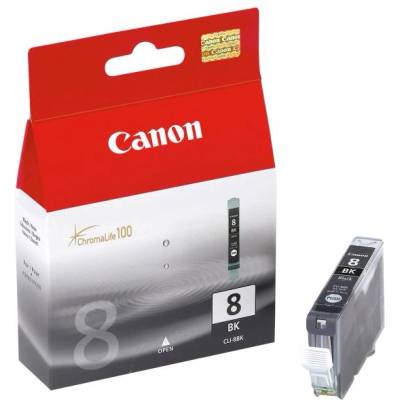 Canon ГЛАВА ЗА CANON PIXMA iP 4200/5200/5200R/6600D/MP 500/800 - Black - ink tank - /8/ - CLI-8BK (CLI8BK) - PN 0620B001 (0620B001)