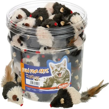 Image 1 of Nobby Pluschmaus, braun-beige - играчка мишка 7 см