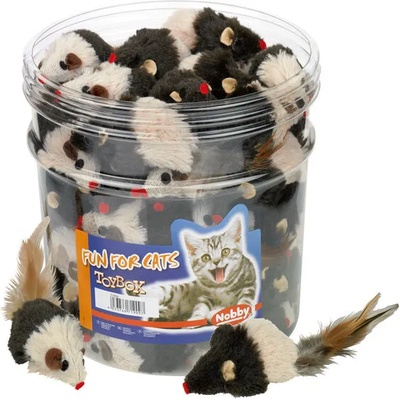 Nobby Pluschmaus, braun-beige - играчка мишка 7 см