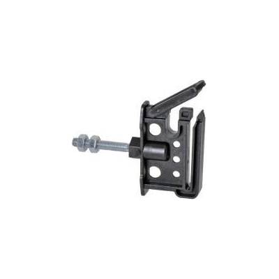 Izolátor k elektrickému ohradníku plochý pro pásku do 40 mm a lanko do 6 mm, metrický závit M6 - 25 ks