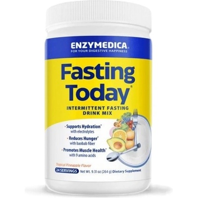 Enzymedica Fasting Today | EAA with Electrolytes [264 грама] Ананас