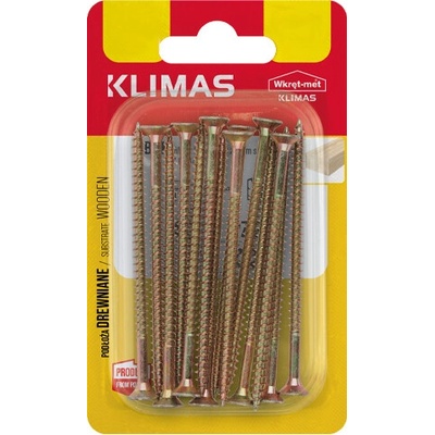KLIMAS Skrutka do dreva BWK (blister) 4x35 (28ks/blister)