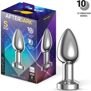 Afterdark Dimpor Metal Vibrating Anal Plug Size S