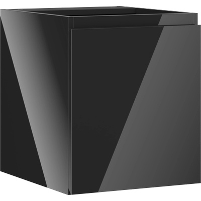 Orio шкаф за баня за умивалник 40 см, 1 врата, черен гланц - 91A11-04047-1-BF70 (91A11-04047-1-BF70)