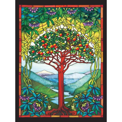 Cobble Hill - Puzzle Tree of Life Stained Glass - 275 piese