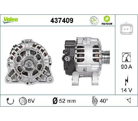 Generátor VALEO 437409