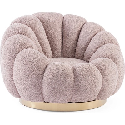 Bizzotto Въртящ фотьойл Bizzotto, Florel, 98x97x69, антично розово (0743877)