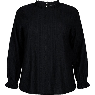 Zizzi Блуза 'EKAM' черно, размер XL