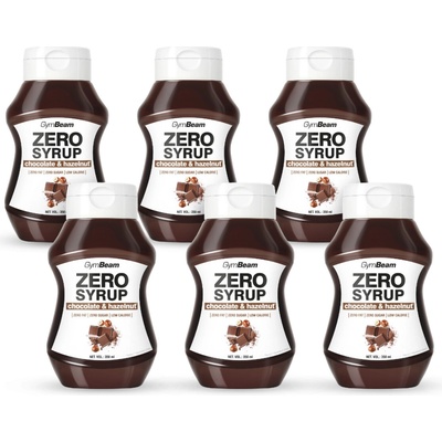 GymBeam Zero Sirup čokoláda a lískový oříšek 350 ml
