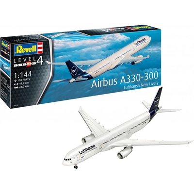 Revell Airbus A330-300 Lufthansa Model Kit 03816 1:144