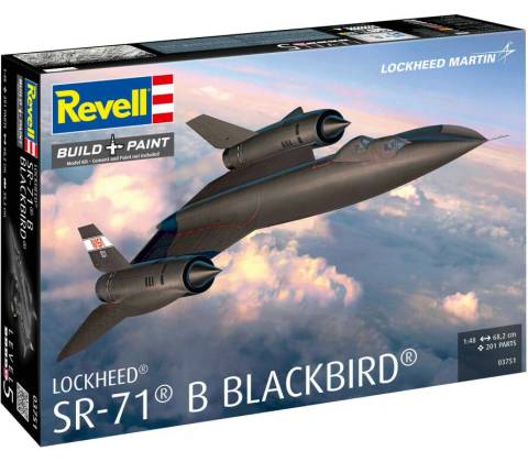 Revell Lockheed SR 71B Blackbird 1:48