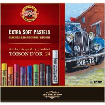 KOH-I-NOOR Set of Artist's Extra Soft Pastels Комплект сухи пастели 24 бр (8554024001KZ)