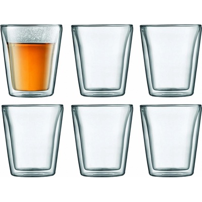 Bodum Set Dvoustěnná sklenice CANTEEN 6 x 200 ml