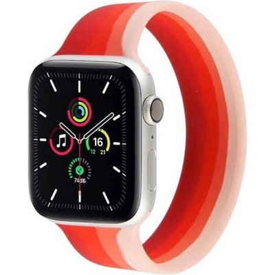 JC Силиконова каишка за Apple Watch 38мм, 40мм, 41мм, 42мм - JC Design Silicone SoloLoop Band (червен)