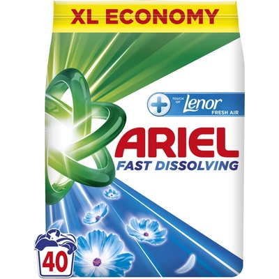 Ariel + Touch of Lenor Fresh Air Prášok na pranie 2,2 kg 40 PD