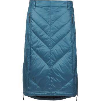 Skhoop zimní péřová sukně pod kolena Mary Mid Down dark denim