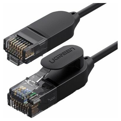 Ugreen 70653 patch, RJ45 Cat 6A UTP 1000Mbps, 3m, černý