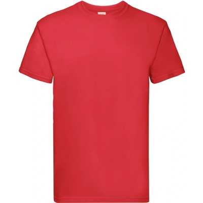 Fruit of the Loom triko pánské Super Premium T červené