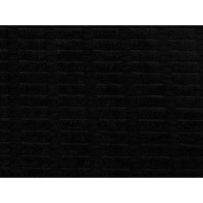 Stoklasa Dekorační látka s 3D plyšovou strukturou Balení: 1 m, Varianta: 7 23 (325 g/m²) černá 7 23 (325 g/m²) černá