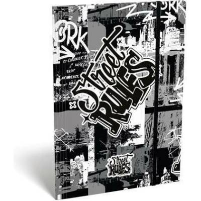 LIZZYSULI Desky s gumičkou "Street Rules" A4 7460148010