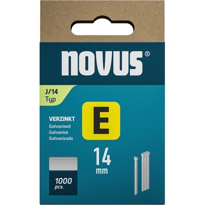 NOVUS klince typ E, J/14 mm, 1000 ks