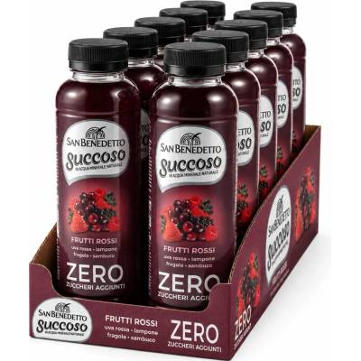 San Benedetto Succoso Zero červené ovoce 12 x 0,4 l