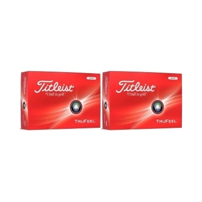 Titleist TruFeel Double Dozen bílé 24 ks