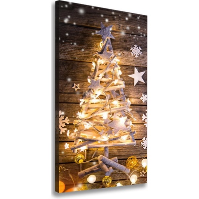 Vertikálny foto obraz na plátne Svietiacich stromček 50x100 cm