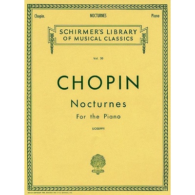 CHOPIN Nocturnes for the Piano / klavír – Zboží Mobilmania